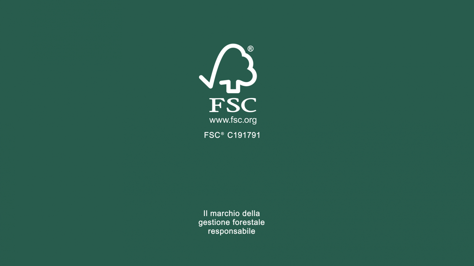An increasingly green future with FSC®certification