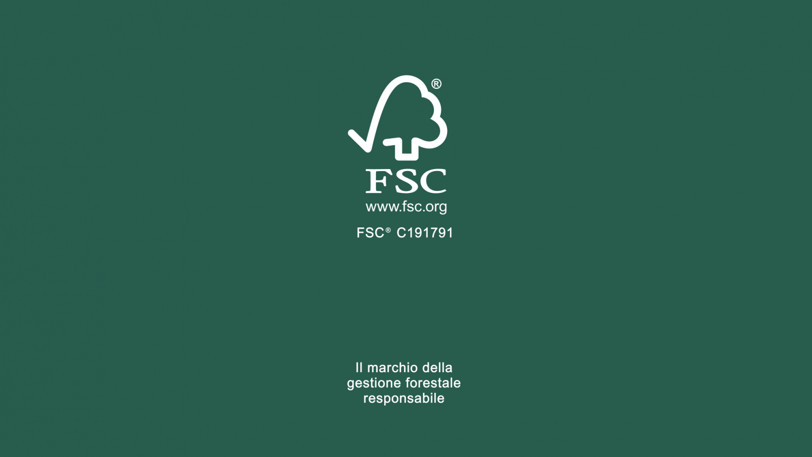 Un futuro sempre più green con la certificazione FSC®