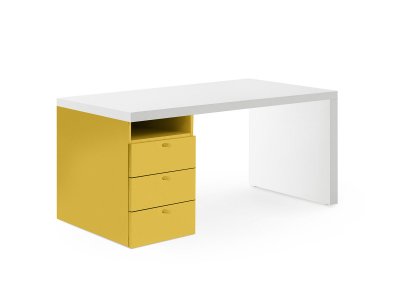 Desk with drawer unit